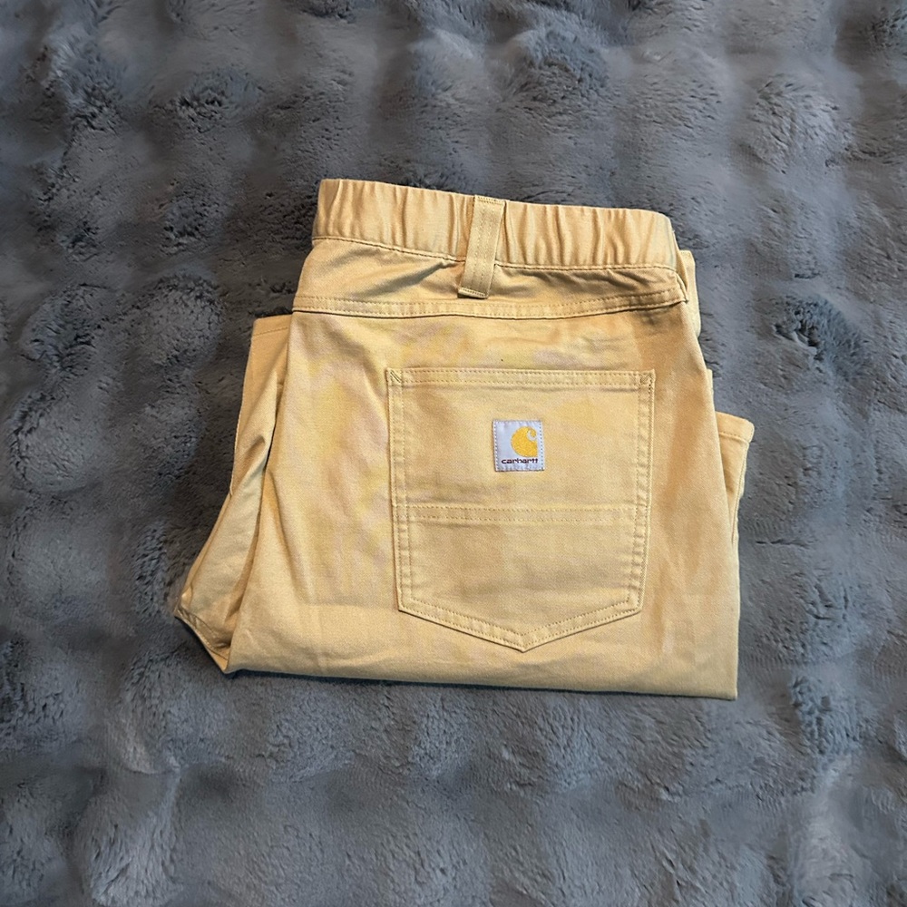 Carhartt Men’s Light Yellow Casual Pants